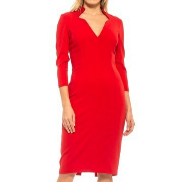 Alexia Admor Dresses & Skirts - NWT Alexia Admor Red Sheath Dress 12
